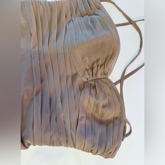 Azazie Taupe Dress (A6) worn once for a wedding ! - Picture 8 of 15